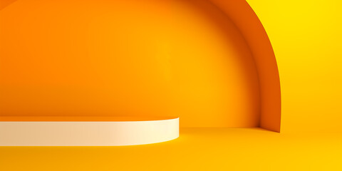 A vibrant orange and yellow abstract background for creative projects.