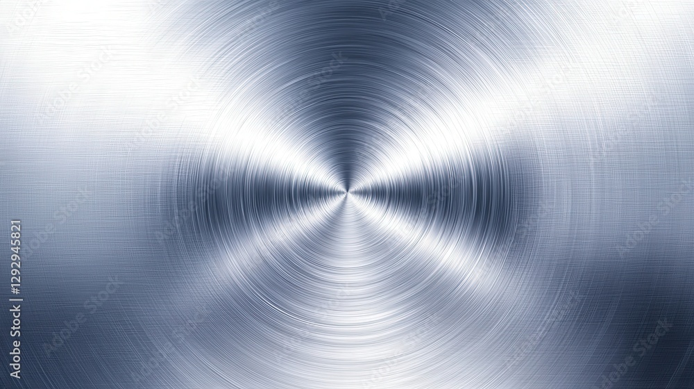 Poster abstract metallic background with radial lines creating a sense of depth and motion