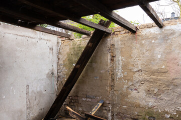 old abandoned building