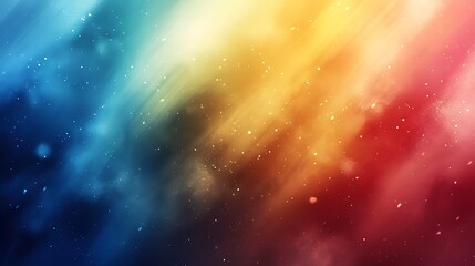 Colorful cosmic nebula, abstract art