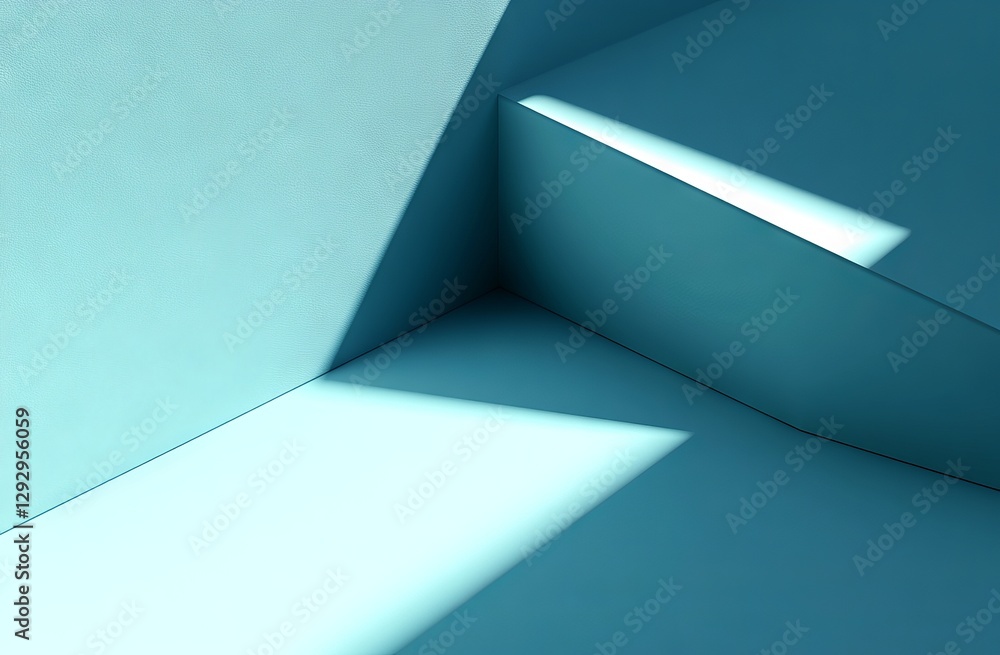 Poster the presentation of a product is enhanced by a soft and minimal background mockup featuring a corner