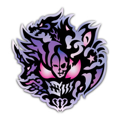 Diablo Nemesis Beyblade Face Logo