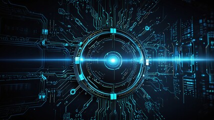 Obraz premium Creative inovative technology background