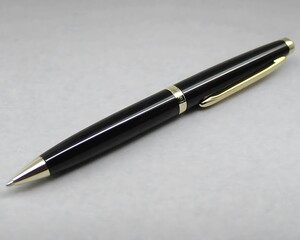 Black Ballpoint Pen on White Background