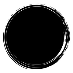 和風　黒　丸　シンプル　ベクター　手書き