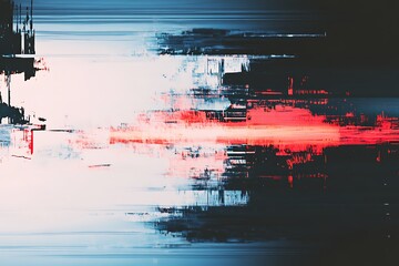 Obraz premium Abstract Digital Art with Vibrant Colors and Textures