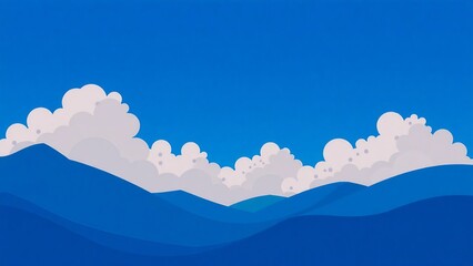 blue sky with clouds