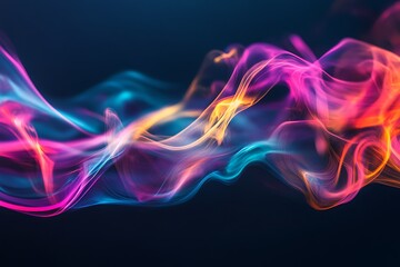 Abstract Colorful Fluid Design