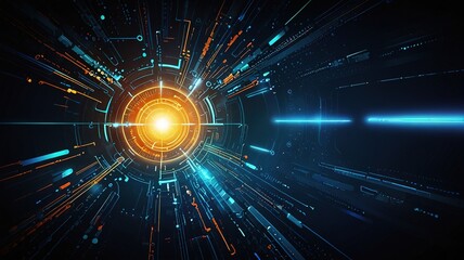 Fototapeta premium Creative inovative technology background