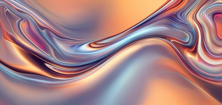 Distorted holographic projection glitching in shifting colors, forming an abstract surreal vision of neon cybernetic interference