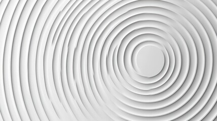 Abstract concentric circles, layered design, white background, ripple effect.