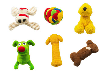 Colorful Plush Dog Toys for Kids