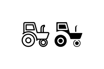 Tractor icon Vector