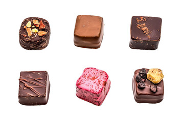 Assortment of Exquisite Gourmet Chocolate Treats