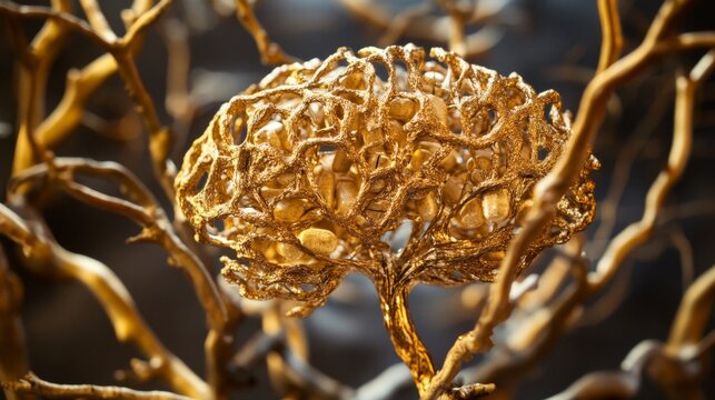Golden Celastrus Paniculatus Tree Representing Brain Boosting Benefits
