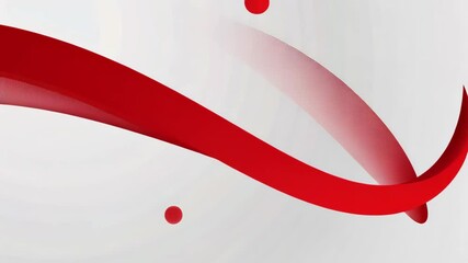 red white spot curve ribbon  modern motion abstract background with geometric and curve shape with layers, clean modern minimal concept
