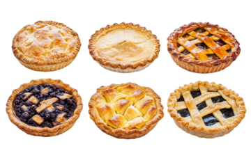 Assortment of Delicious Homemade Pies