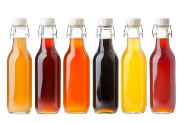 Colorful Beverage Bottles Display