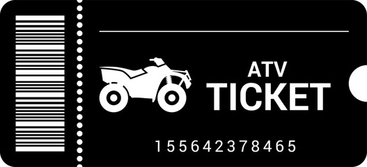 Bus travel ticket, autobus public transport pass icon set. Paper passenger seat card for trip. Journey coupon urban transportation. Transportation Ticket Icons Collection, Travel Ticket Vector Set © Volodymyr