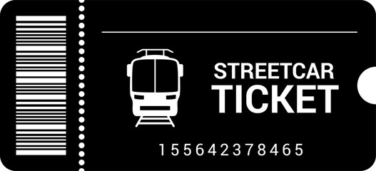 Bus travel ticket, autobus public transport pass icon set. Paper passenger seat card for trip. Journey coupon urban transportation. Transportation Ticket Icons Collection, Travel Ticket Vector Set © Volodymyr