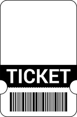 Bus travel ticket, autobus public transport pass icon set. Paper passenger seat card for trip. Journey coupon urban transportation. Transportation Ticket Icons Collection, Travel Ticket Vector Set © Volodymyr