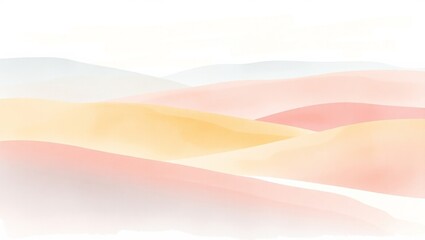 Digital Watercolor Landscape