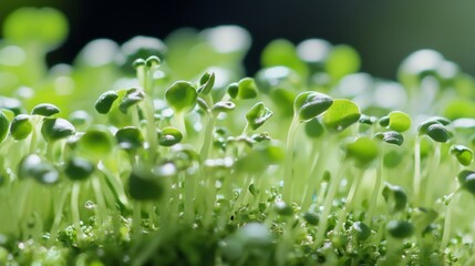 Broccoli Sprouts Rich in Sulforaphane for Healthy Nutrition