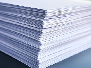 The image shows a stack of paper sheets
