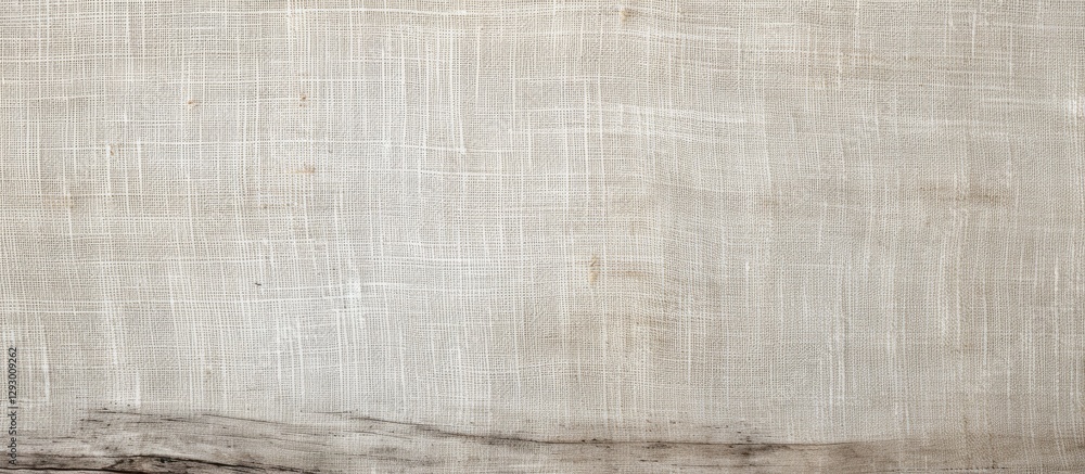 Poster Natural linen texture background featuring light neutral tones with subtle woven patterns and soft gradients in a horizontal layout.