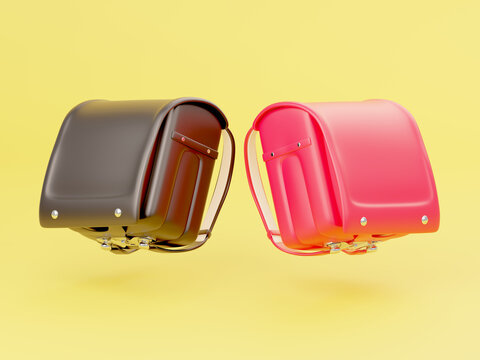 赤と黒のランドセルRed and black school bags