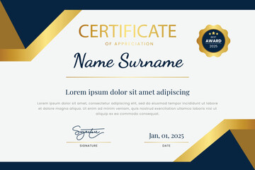Elegant Certificate Template Design