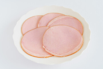 スライスしたロースハム