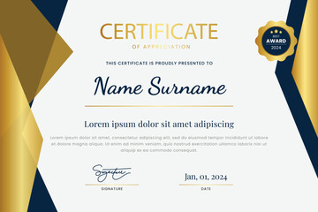 Elegant Certificate Template Design