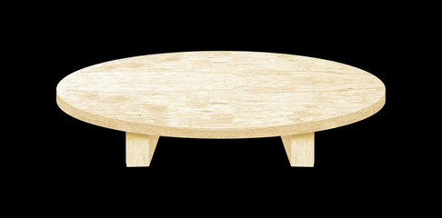 wooden platform for product display