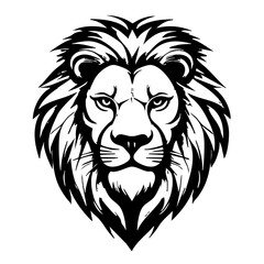Lion vector for tattos