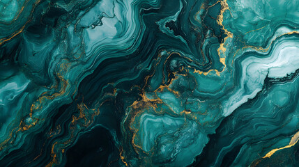 marble surface with bold veins and organic flow 