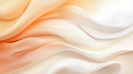 Obraz premium Abstract soft pastel waves create a flowing and elegant texture, perfect for backgrounds and creative designs.
