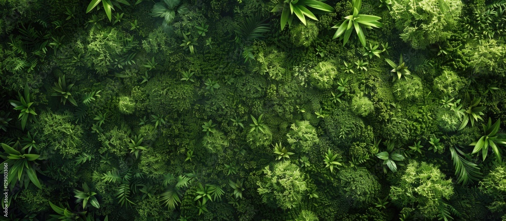 Poster lush green moss covers a textured surface with varying shades of green creating a natural backdrop a