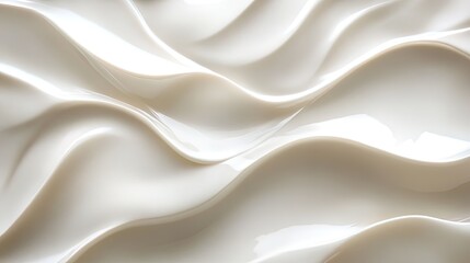 Obraz premium Smooth white porcelain with subtle sheen, elegant and minimalist texture 