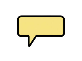 Creative speech bubble art digital design online minimalist graphic representation