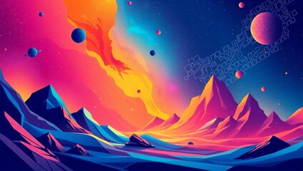 Geometric Intergalactic Abstract