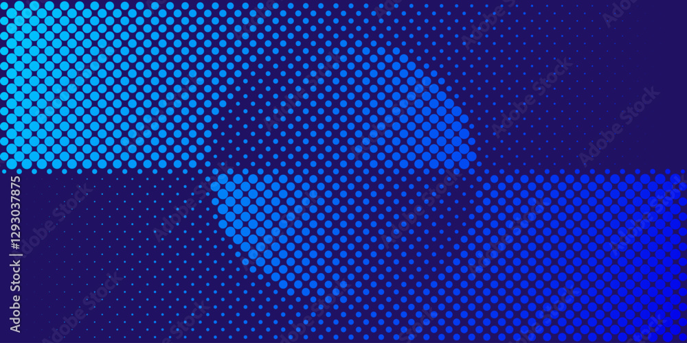 Poster background vector design with halftone effect. abstract gradient round dots.