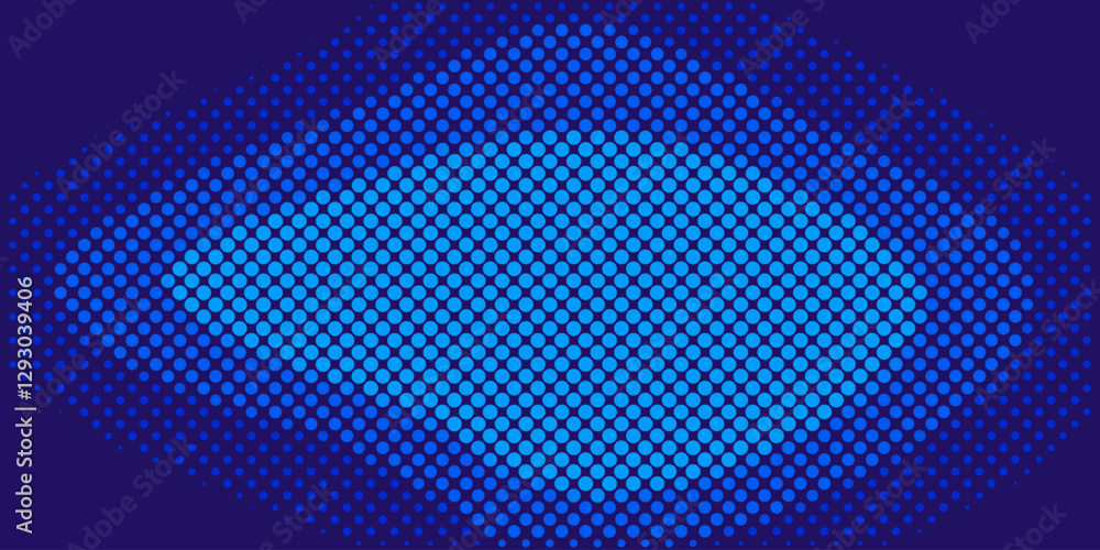 Poster background vector design with halftone effect. abstract gradient round dots.