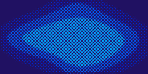 Background vector design with halftone effect. Abstract gradient round dots.