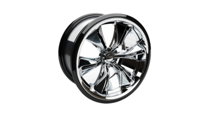 Transformed Alloy Wheel on transparent background PNG.