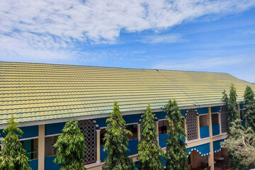 View of the student's school from outside