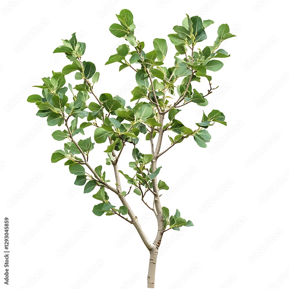 Poster tree isolated on white background ,tree with clipping path