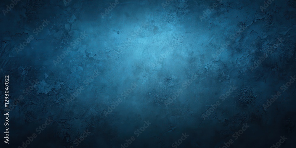 Wall mural dark blue abstract background with gradient of black and subtle texture, evoking a sense of depth an