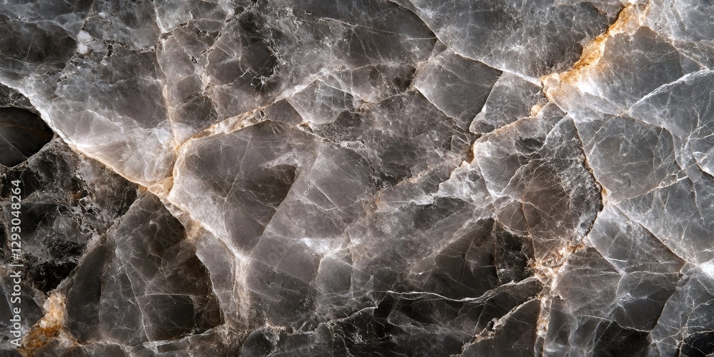 Poster dark gray marble stone texture showing unique pattern