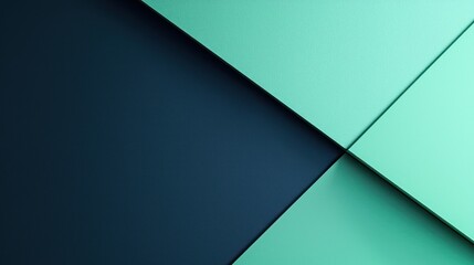 Abstract Geometric Background with Green and Blue Color Blocks